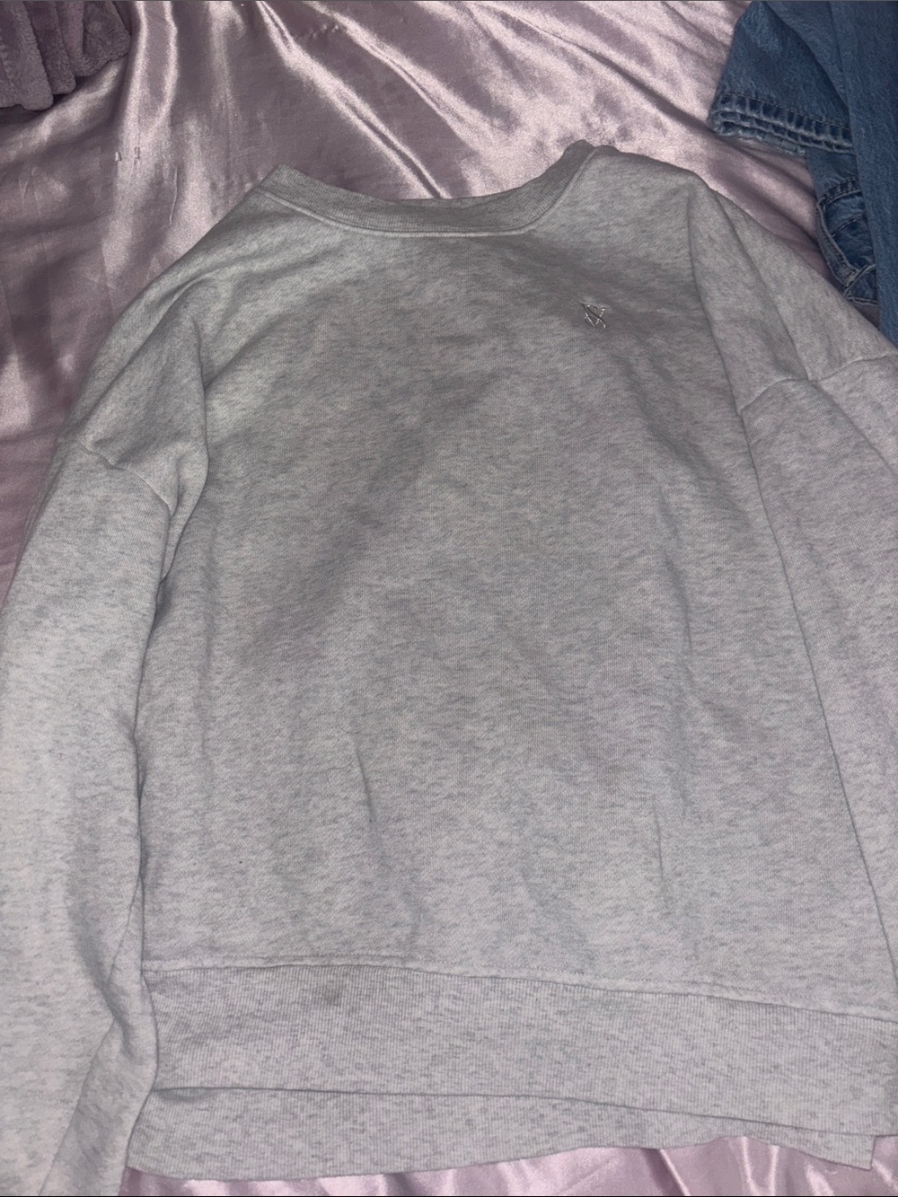 Victoria's Secret Light Gray Crewneck Sweater